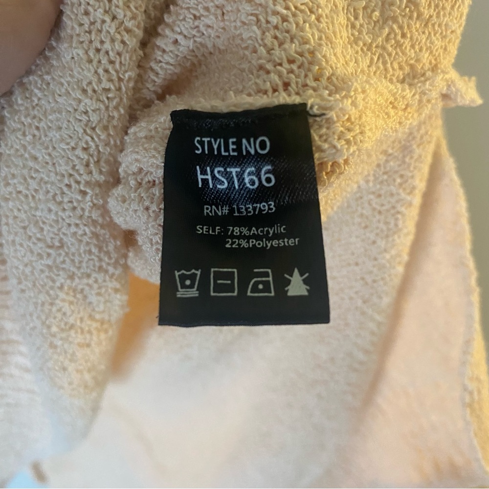 POL Women’s Oversized Lightweight Hoodie with Bell Sleeves Size Large - Picture 9 of 10